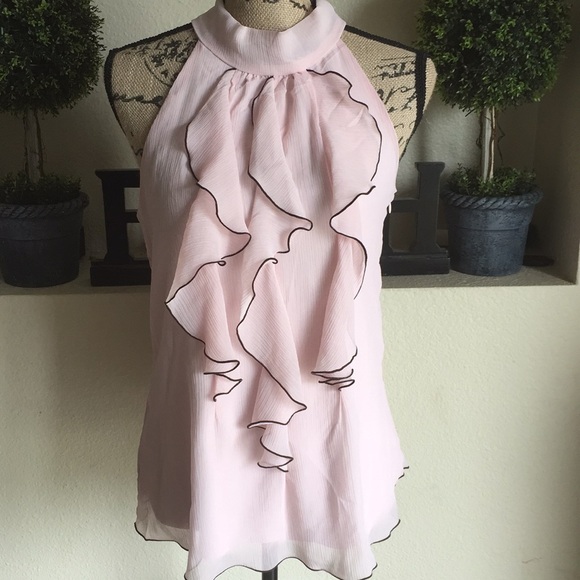 B wear Byer California Tops - Byer California Pink cascading sleeveless top